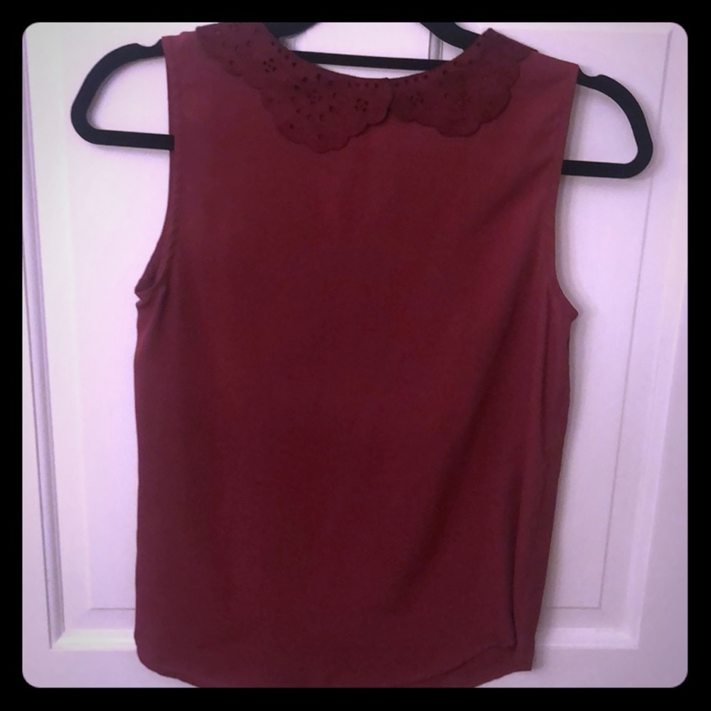 Lauren Conrad LC Cranberry Blouse XS